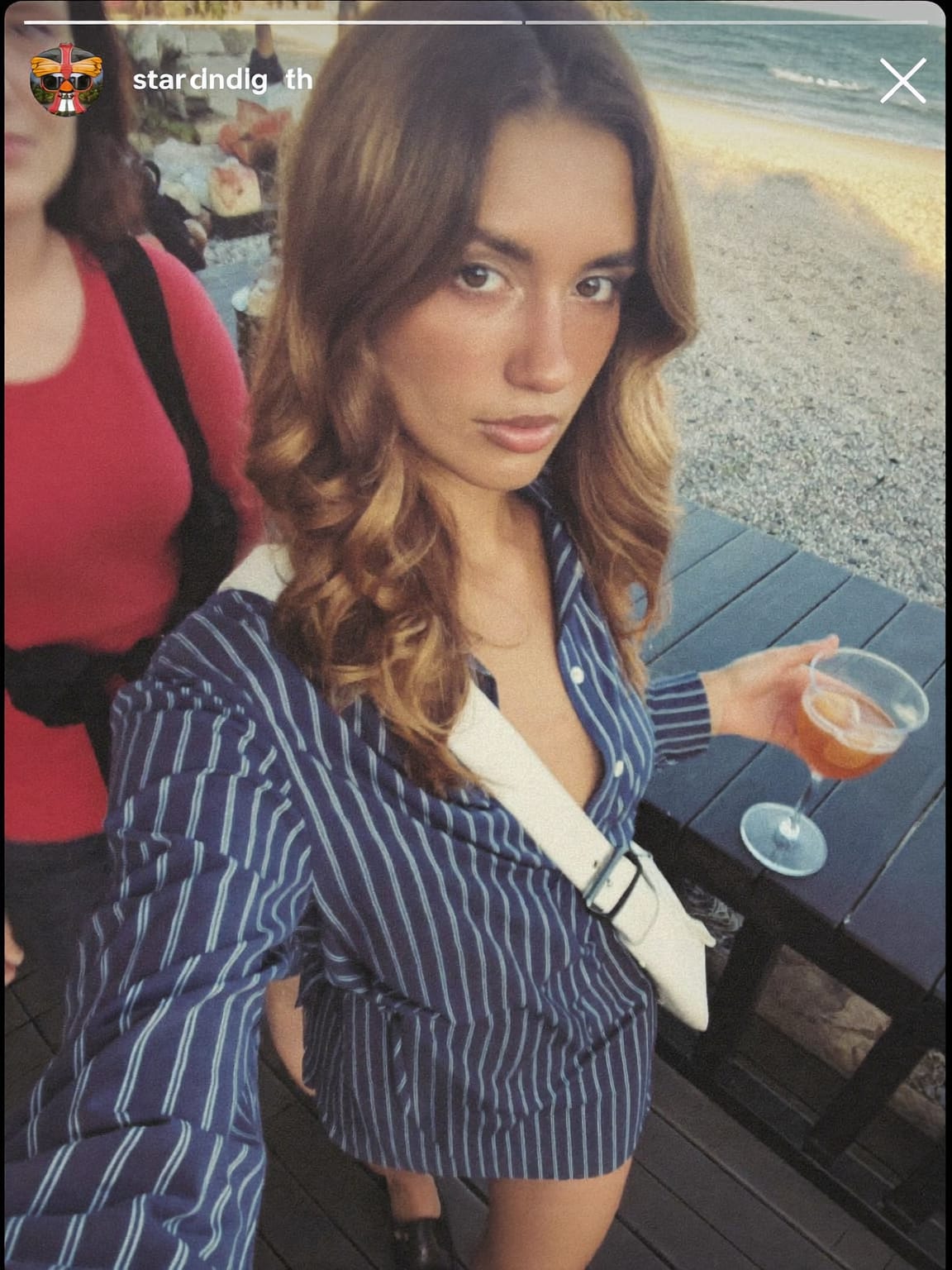Look 7: The Beach Club — old money beach outfit