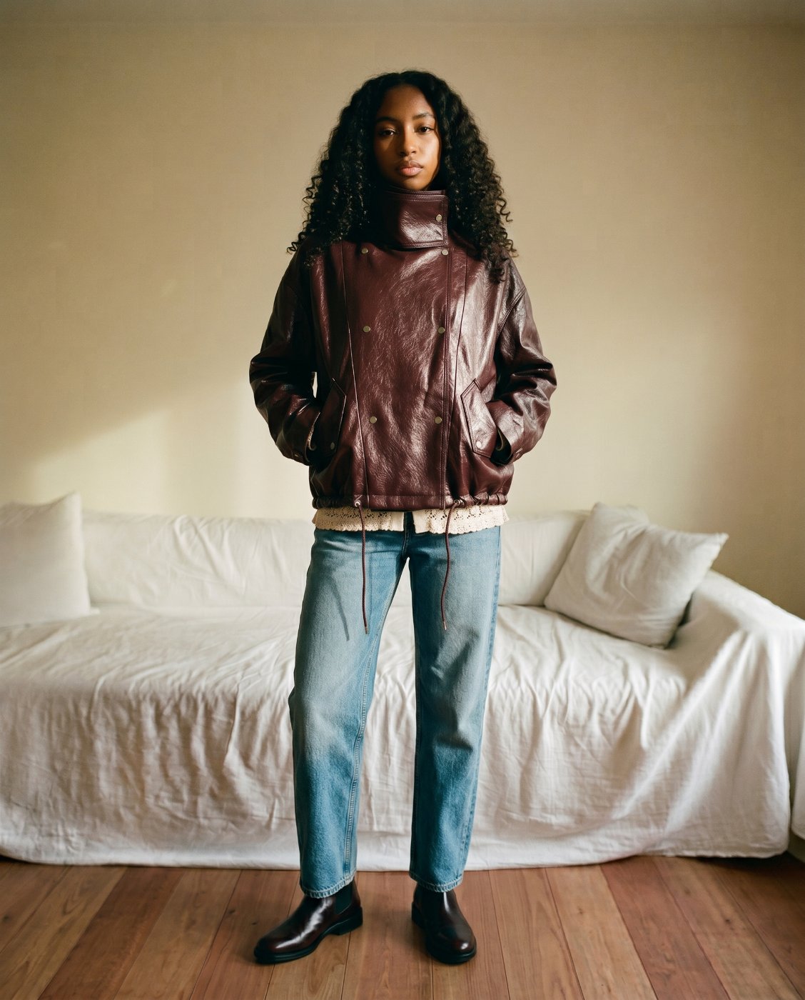 Bnto KLYNTON VEGAN LEATHER JACKET | Yumi Row | BNTO